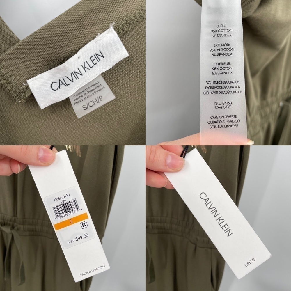 NEW! Calvin Klein Hunter Green Jumpsuit - Picture 14 of 14